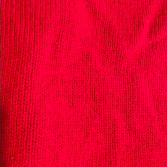 GAP Vintage 100% Lambswool Vneck Large Red Sweater - Picture 6 of 14